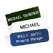 1" x 3" Namebadge