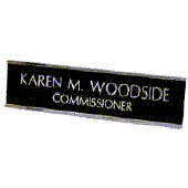 8" wall sign