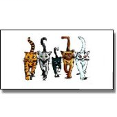 Форма ландшафта визитных карточек (100 частей)